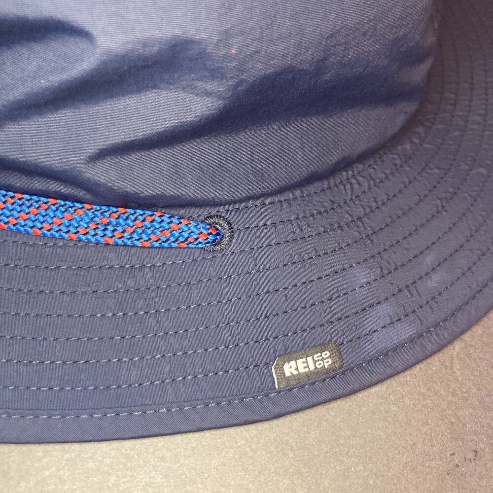 REI Blue Bucket Hat- Kids (7-14 Y) - Perfect For Water & Outdoors! - Picture 3 of 7